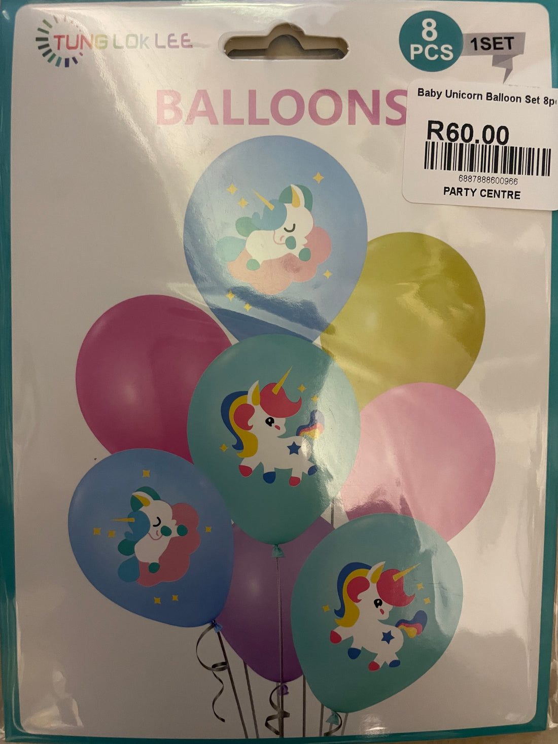 Unicorn Latex Balloon set 8pc