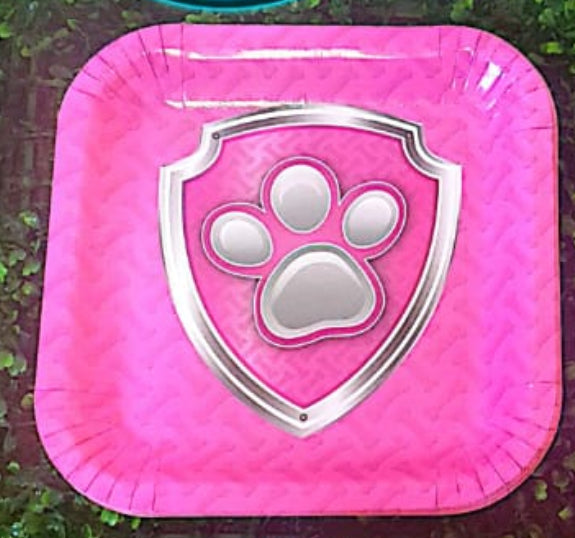 Paw Patrol Small Square Plates 10pc