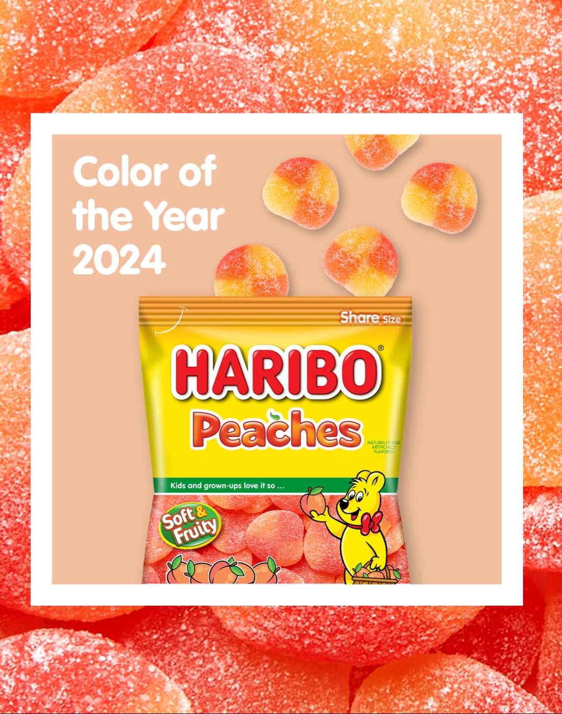 Haribo Peach (pocket size)