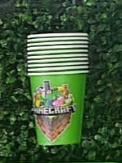Mine Craft Cups 10pc