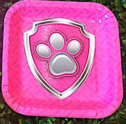 Paw Patrol Big Square Plates 10pc