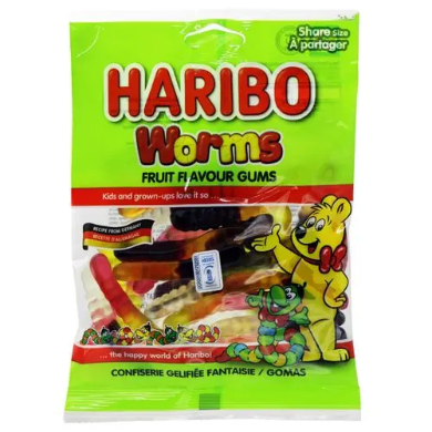 Haribo Worms (pocket size)