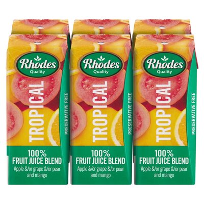 Rhodes Tropical 6x200ml pack