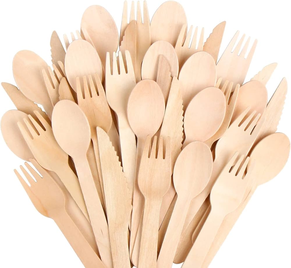 Wooden cutlery